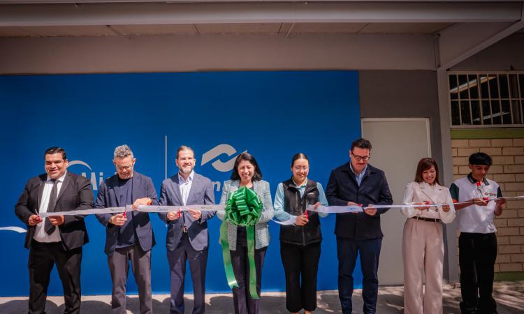 FOTO 1 INAUGURAN TALLER DE REFRIGERACIÓN MIDEA CONALEP