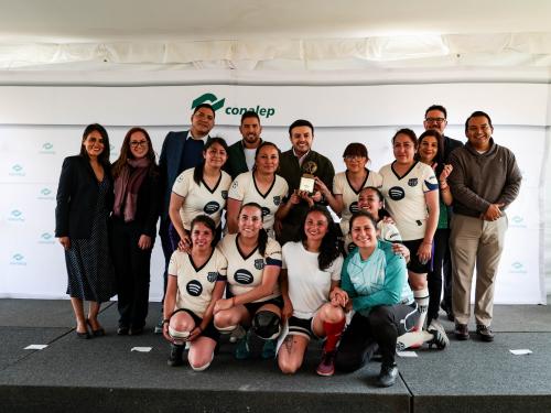 FOTO 1 FINAL DEL TORNEO INTERNO DE FUTBOL EN CONALEP 